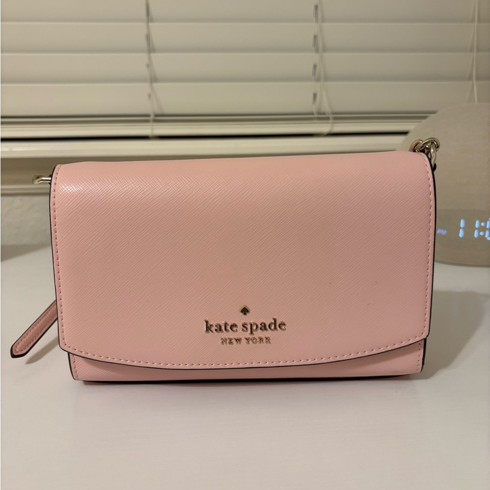 Kate Spade pink crossbody purse
